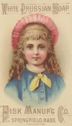 Advertisement for Fisk Manufacturing Co. White Prussian Soap
